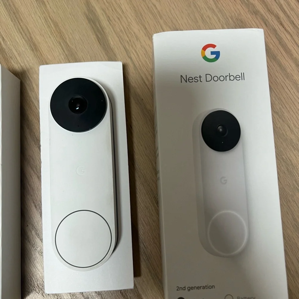 Google Nest Doorbell - (Wired, 2nd Gen) - Wired Video Doorbell Camera Snow